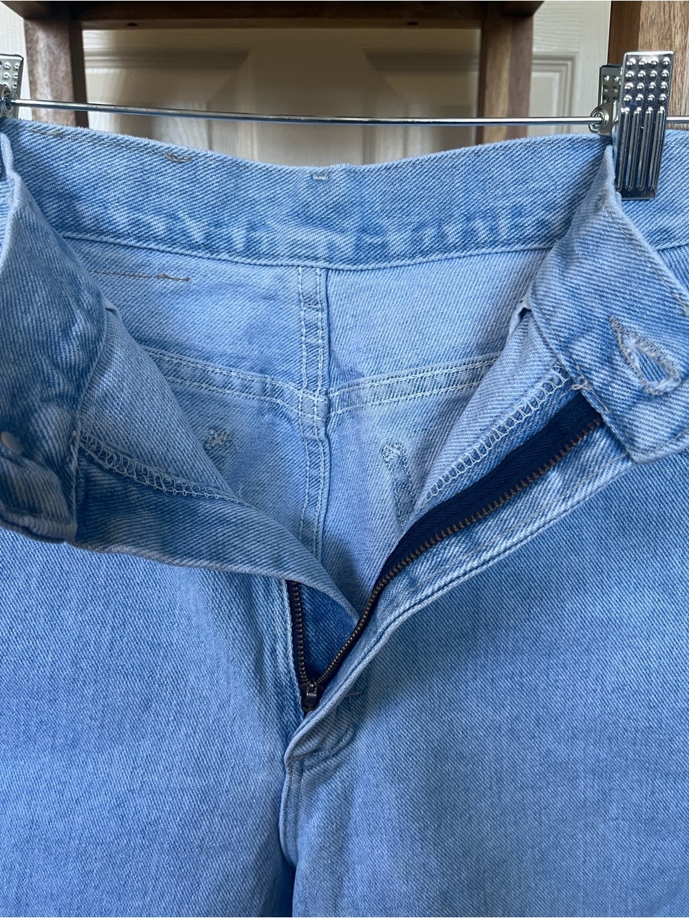 Lee Light Blue Denim Jean shorts - Picture 7 of 16
